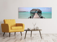 Load image into Gallery viewer, Panoramic Canvas Print Beach paradise