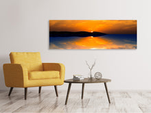 Load image into Gallery viewer, Panoramic Canvas Print Fantastic evening mood