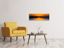 Load image into Gallery viewer, Panoramic Canvas Print Fantastic evening mood