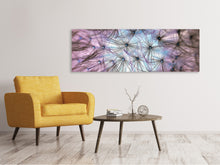 Load image into Gallery viewer, Panoramic Canvas Print Dandelion in the light play