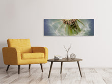 Load image into Gallery viewer, Panoramic Canvas Print Dandelion Close up