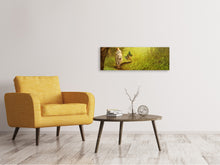 Load image into Gallery viewer, Panoramic Canvas Print Forest excursion