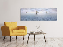 Load image into Gallery viewer, Panoramic Canvas Print Pirate ships
