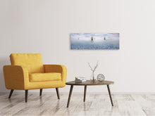 Load image into Gallery viewer, Panoramic Canvas Print Pirate ships