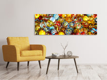 Load image into Gallery viewer, Panoramic Canvas Print glass beads
