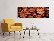 Load image into Gallery viewer, Panoramic Canvas Print Giant coffee beans