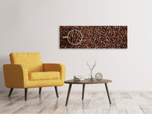 Load image into Gallery viewer, Panoramic Canvas Print All coffee beans