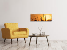Load image into Gallery viewer, Panoramic Canvas Print Sunrise on the field