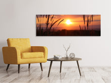 Load image into Gallery viewer, Panoramic Canvas Print Adorable sunset