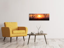 Load image into Gallery viewer, Panoramic Canvas Print Adorable sunset