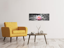 Load image into Gallery viewer, Panoramic Canvas Print The art of water lily