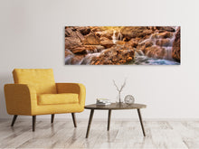 Load image into Gallery viewer, Panoramic Canvas Print Mountain waters