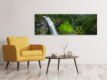 Load image into Gallery viewer, Panoramic Canvas Print View waterfall