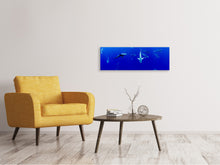 Load image into Gallery viewer, Panoramic Canvas Print In the shark tank