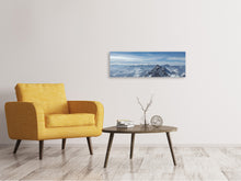 Load image into Gallery viewer, Panoramic Canvas Print Over the peaks