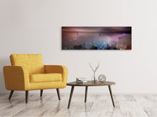 Load image into Gallery viewer, Panoramic Canvas Print Smog in Hong Kong