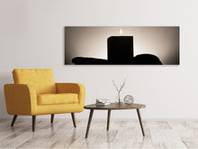 Load image into Gallery viewer, Panoramic Canvas Print Aroma candle