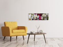Load image into Gallery viewer, Panoramic Canvas Print A bouquet of water lilies