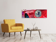 Load image into Gallery viewer, Panoramic Canvas Print Red vintage car