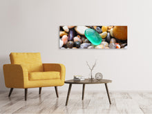 Load image into Gallery viewer, Panoramic Canvas Print Colorful gems XXL