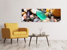 Load image into Gallery viewer, Panoramic Canvas Print Colorful gems XXL