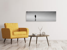 Load image into Gallery viewer, Panoramic Canvas Print Reflection in the fog