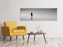 Load image into Gallery viewer, Panoramic Canvas Print Reflection in the fog