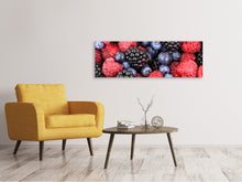 Load image into Gallery viewer, Panoramic Canvas Print Fruity berries