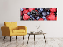 Load image into Gallery viewer, Panoramic Canvas Print Fruity berries
