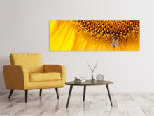 Load image into Gallery viewer, Panoramic Canvas Print Close up yellow bud