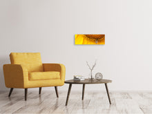 Load image into Gallery viewer, Panoramic Canvas Print Close up yellow bud