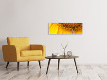 Load image into Gallery viewer, Panoramic Canvas Print Close up yellow bud