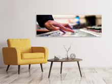 Load image into Gallery viewer, Panoramic Canvas Print Music maker