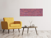 Load image into Gallery viewer, Panoramic Canvas Print Lacquered clinker bricks