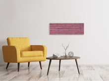 Load image into Gallery viewer, Panoramic Canvas Print Lacquered clinker bricks
