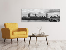 Load image into Gallery viewer, Panoramic Canvas Print Clouds over London