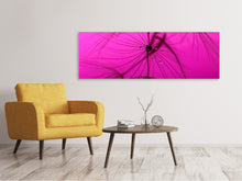 Load image into Gallery viewer, Panoramic Canvas Print Dandelion in pink