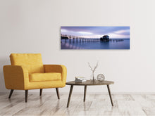 Load image into Gallery viewer, Panoramic Canvas Print A house on the water