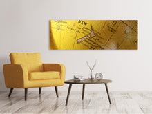 Load image into Gallery viewer, Panoramic Canvas Print Globe XXL