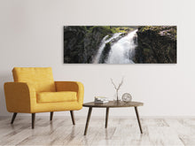 Load image into Gallery viewer, Panoramic Canvas Print The Gollinger waterfall