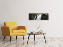 Load image into Gallery viewer, Panoramic Canvas Print The Gollinger waterfall