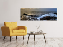 Load image into Gallery viewer, Panoramic Canvas Print Evening mood at the sea
