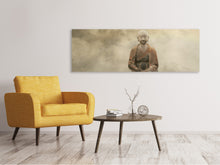 Load image into Gallery viewer, Panoramic Canvas Print Buddha in the nebulous light