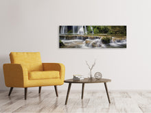 Load image into Gallery viewer, Panoramic Canvas Print Attention waterfalls
