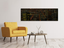 Load image into Gallery viewer, Panoramic Canvas Print Above the rooftops of Frankfurt