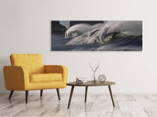 Load image into Gallery viewer, Panoramic Canvas Print Fascinating waves