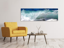 Load image into Gallery viewer, Panoramic Canvas Print Powerful surf