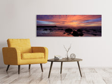 Load image into Gallery viewer, Panoramic Canvas Print Colorful sunset