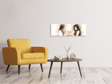 Load image into Gallery viewer, Panoramic Canvas Print 2 women
