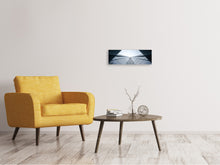 Load image into Gallery viewer, Panoramic Canvas Print Glass architecture